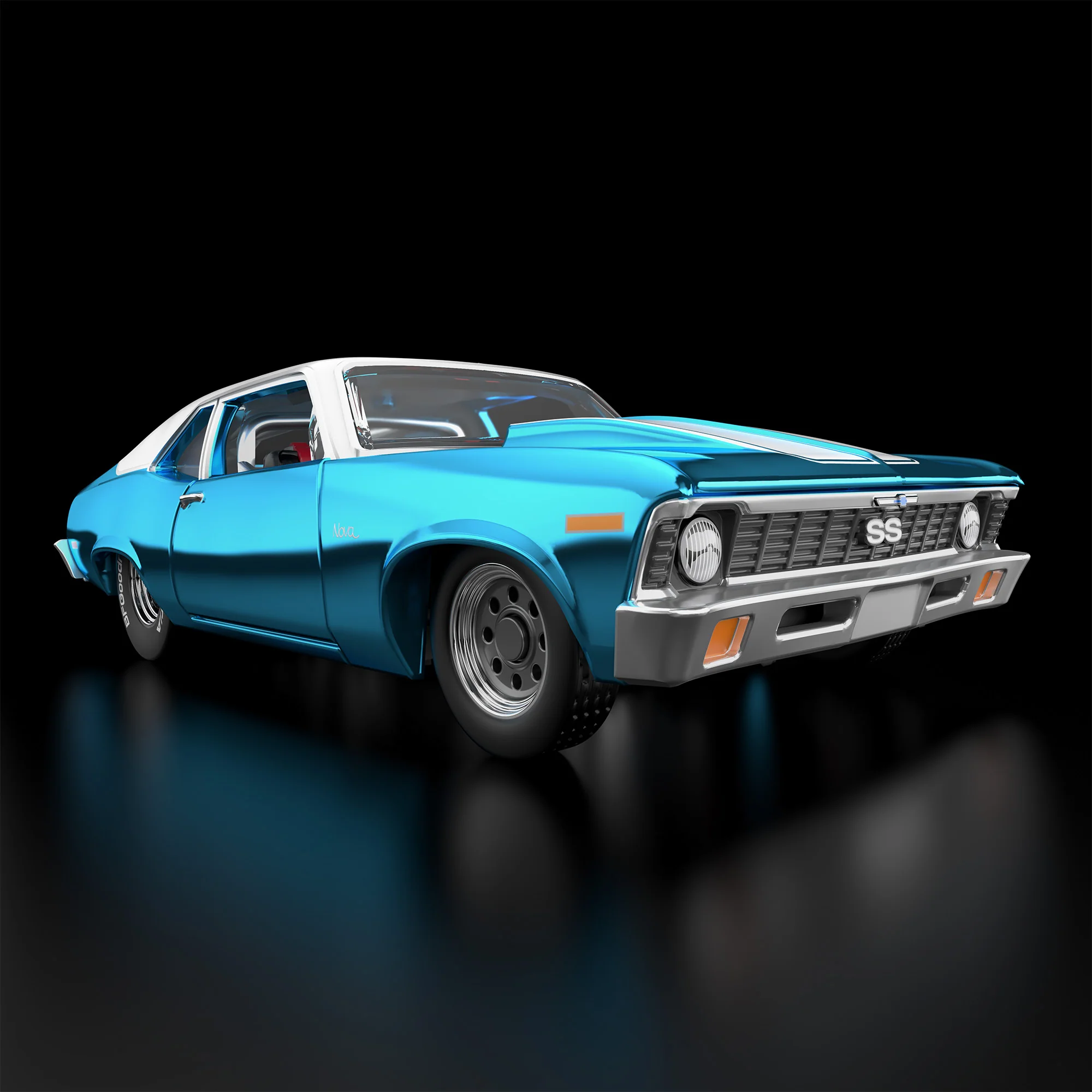 Hot Wheels RLC Exclusive sELECTIONs 1972 Chevy Nova SS - Image 9